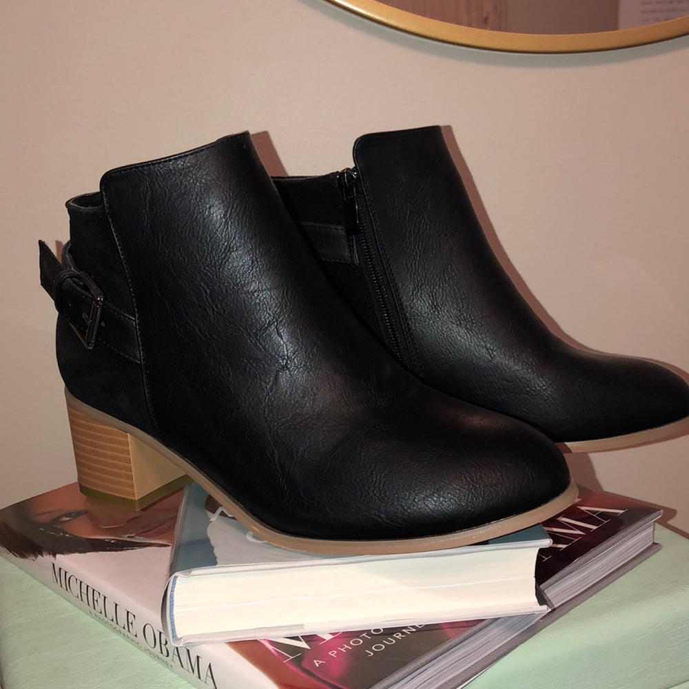 Black booties